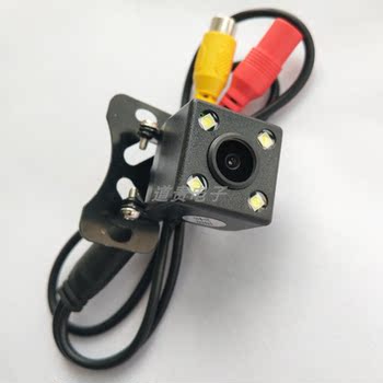 4-Light Ccd High-Definition Night Vision Reversing Camera for Car Large-Screen Dvd Rearview Waterproof Av Lotus Port 12V Universal