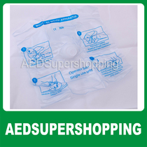 Disposable breathing mask emergency one-way valve artificial respirator mask laboratory mouth-to-mouth respirator