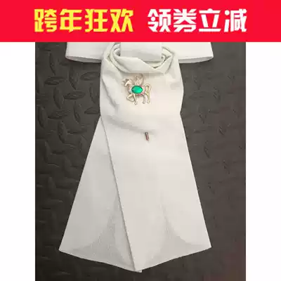 Equestrian bow tie tie tie tie flower competition White tie adult children collar flower equestrian equipment equestrian clothing