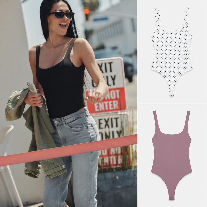 Summer New Women's Clothing, Commuter Style, Sleeveless, Square Neck, Backless, Casual Suspender Elastic Jumpsuit 5039373