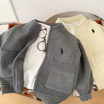 New trendy children's cardigan korean style knitted sweater New trendy children's cardigan korean style knitted sweater
