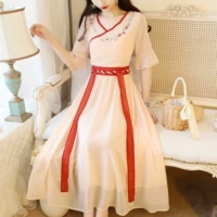 Váy mùa hè 13 cô gái retro Hanfu ăn mặc 15 trẻ lớn 16 thiếu niên trung học cơ sở học sinh trung học 18 tuổi - Sản phẩm HOT mua váy đẹp