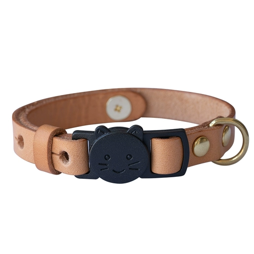 Чокер, защитная безопасная регулируемая защитная застежка, из натуральной кожи