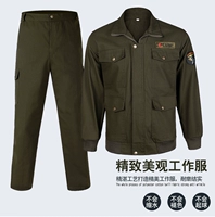 Зеленый хлопковый комплект