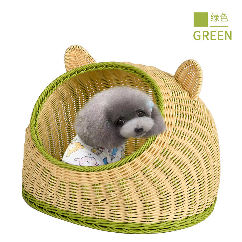 Cat's Dog's Dog's Dog's Dog's Seasons Universal Summer Villa Wash Without Oste Breathable Semi-enclosed Villa