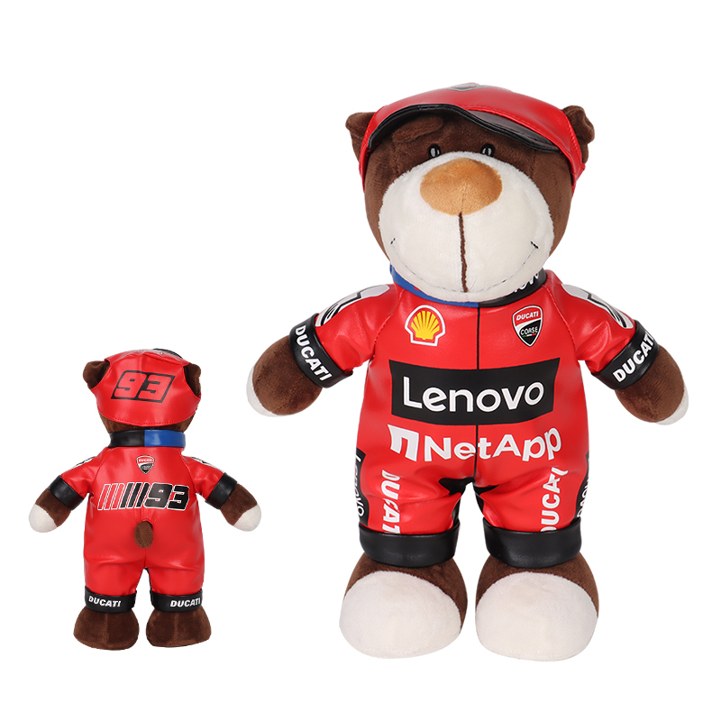 Ducati Marquez Nine-Time Champion Commemorative Edition Leather Jacket Bear Gp Superbike Figurine Cute Gift Limited Edition