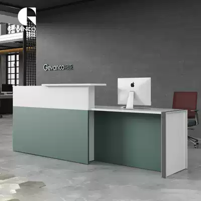 Company front desk, reception desk, cashier, beauty salon, welcome desk, modern and simple, enhance corporate image