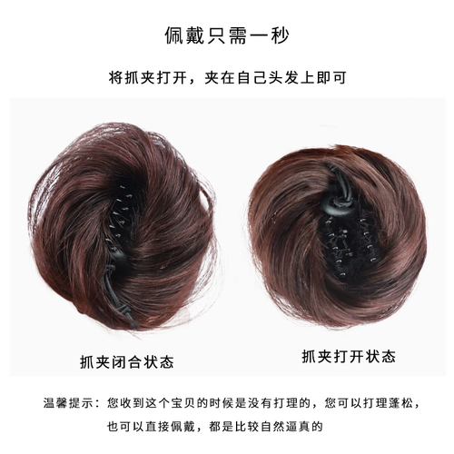 Маленькая заколка для волос изготовленная из настоящих волос, заколка-крабик, парик, придает объем