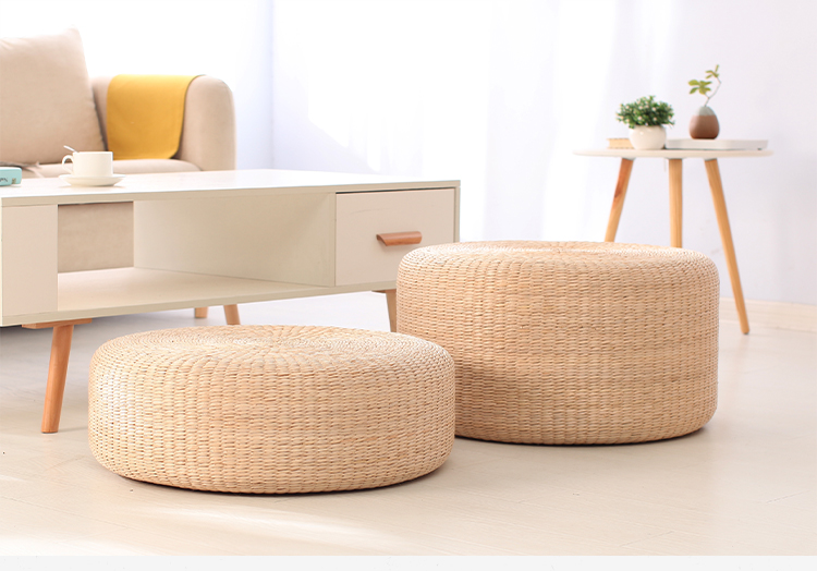 Trà đạo rơm chiếu mat thiền thờ phật pad dày thiền đệm sàn đệm mây đệm Pu Tum - Ghế đệm / đệm Sofa dem ghe