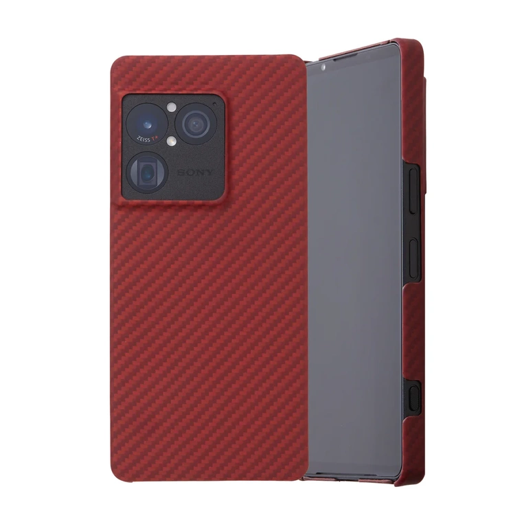 Deff Officially Certified Aramid Fiber Kevlar Weave Black Velvet Carbon Fiber Sony Xperia Phone Case