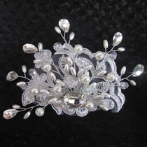 Bridal jewelry handmade lace tiara bridal tiara hair accessories stage jewelry