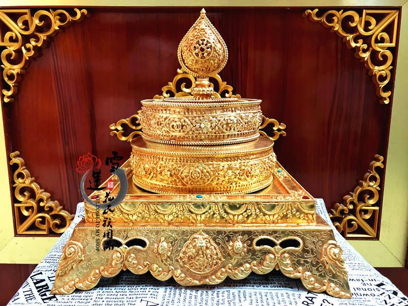 Nepal pure copper-white gold-silver three-seventeen for man's tea roman Zappan