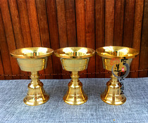 Thickened Buddha lamp butter lamp Buddha lamp holder lamp cup can hold butter candle diameter 6 5m height 8cm