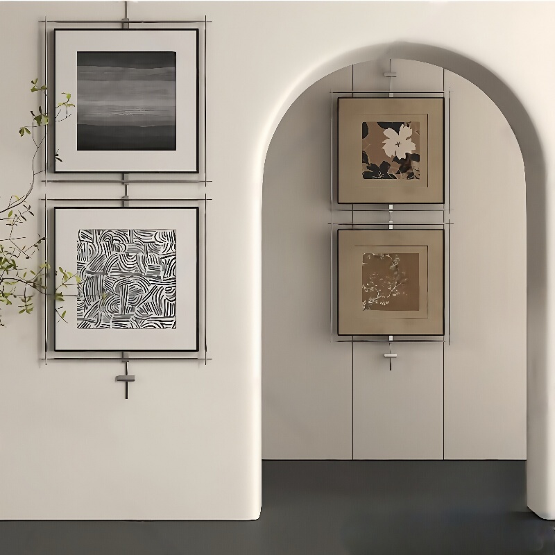 Modern Simple Decorative Painting Metal Pole Model Room Hanging Painting Abstract Stereo Wall Decoration Painting House Hotel Wall Hanging Modern Simple Decorative Painting Metal Pole Model Room Hanging Painting Abstract Stereo Wall Decoration Painting House Hotel Wall Hanging