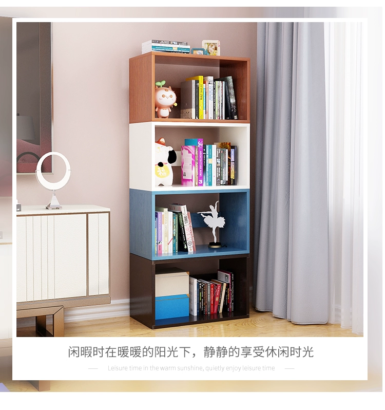Đơn giản hiện đại giá sách cao từ trần đến sàn phòng khách phòng ngủ nhà sinh viên kết hợp kệ tủ sách đơn giản cho trẻ em tiết kiệm không gian hình kệ sách kệ sách đầu giường