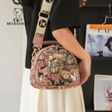 北包包 Сумка через плечо, милая сумка на одно плечо, с медвежатами