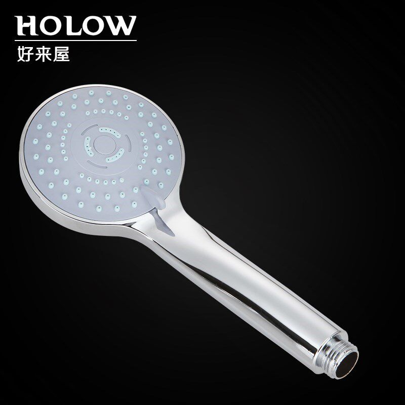 Three-speed shower shower head water heater supercharged rain shower head bathroom bath hand-held bathing flower drying set