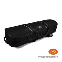 Gift cloth PEDI PEDI patented steel bone structure luminous violin case black 4 4 reflective strips plus dehumidification