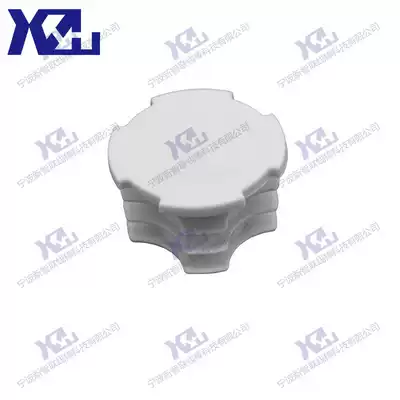 Plastic pipe plug lean pipe White plug cover 28mm aluminum alloy wire rod pipe blocking plug protective accessories blocking plug head