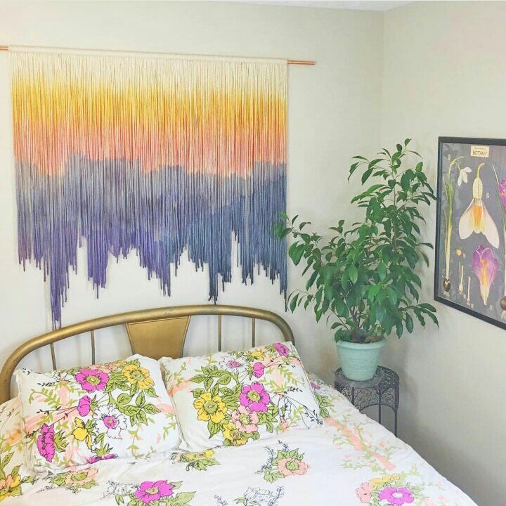 Treo tay làm phong cách Bắc Âu dệt thủ công tấm thảm trang trí nhà mềm B & B Trang trí phòng khách thảm trang trí tường