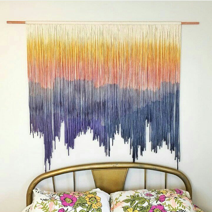 Treo tay làm phong cách Bắc Âu dệt thủ công tấm thảm trang trí nhà mềm B & B Trang trí phòng khách thảm trang trí tường