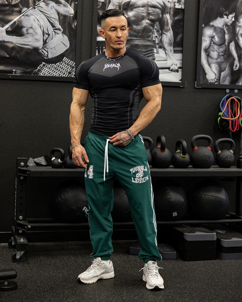 Brother, спортивная быстросохнущая дышащая эластичная футболка с коротким рукавом, в американском стиле, в обтяжку 