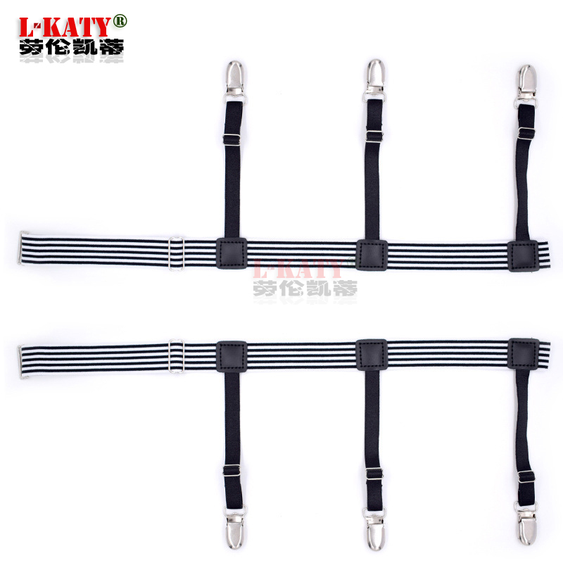 Đàn ông và phụ nữ ăn mặc cổ áo trắng phù hợp với áo sơ mi clip vô hình chống trượt áo chống nhăn áo sơ mi đùi vòng mới hơn dây nịt móc tất