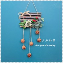 Handmade creative home decoration Pastoral style creative wall decoration Wall hanging natural dry branch pendant decoration