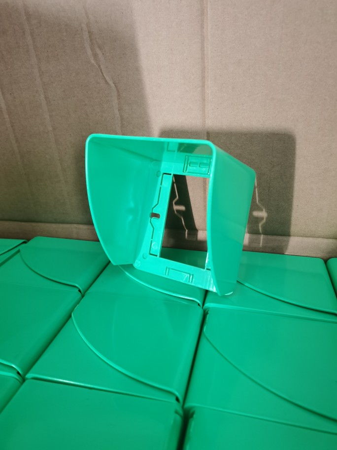 Charging Pile Socket Anti-Rain Hood 75 Type 80 Type Socket 86 Anti-Rain Hood Pc Plastic Green Waterproof Hood