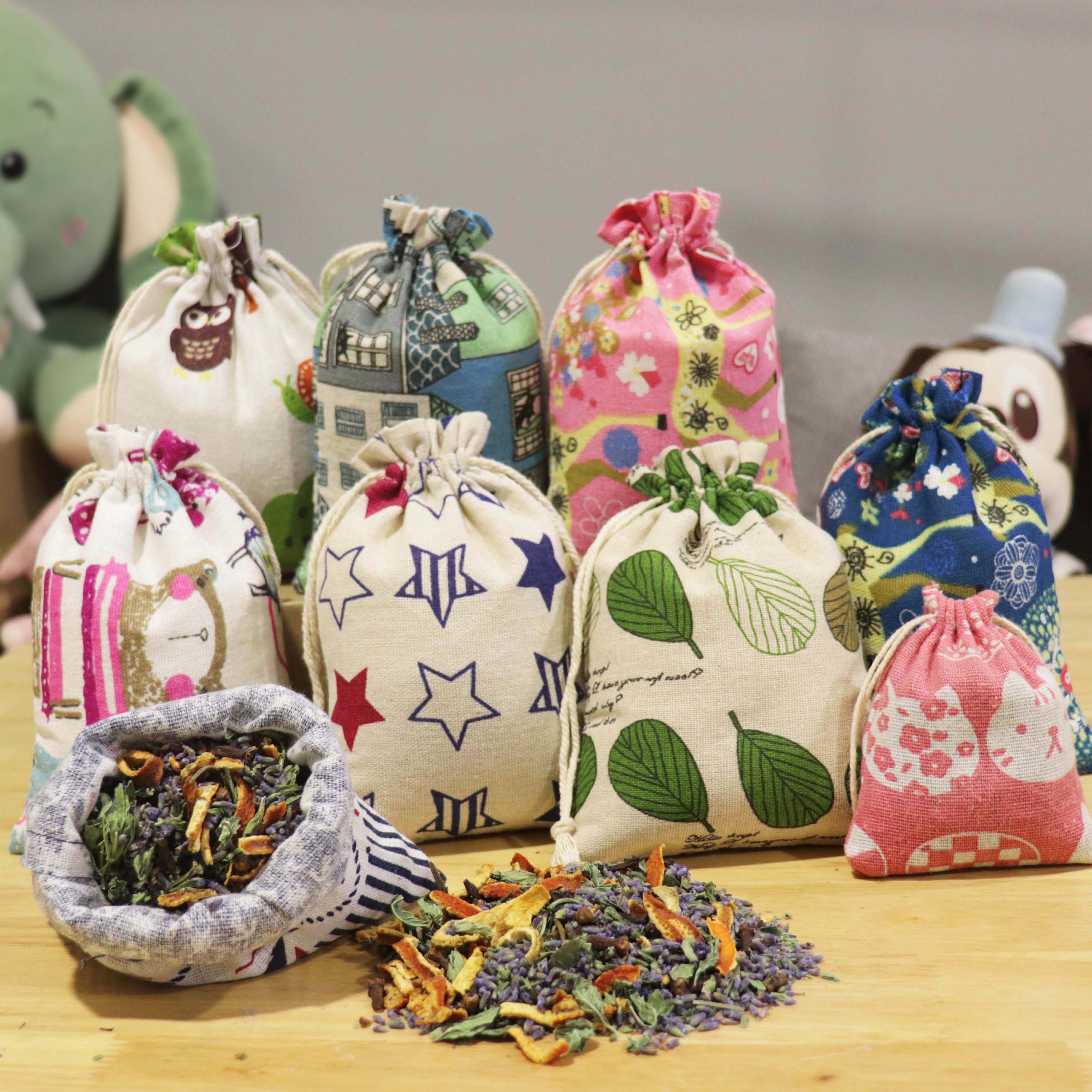 Chinese medicine flavor filled with spices to sleep fragrance refreshing brain pouch Chinese medicine fragrance Chinese medicine fragrance to help sleep