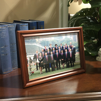 Solid wood photo frame 6 six inches 7 seven inches 10 12 inches A4 16 wall wash photos made of photo frame table album customization