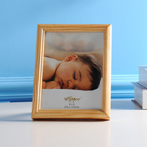 Solid wood photo frame table 7 810 12 inches print washed photos made of photo frames hanging wall childrens photos customized six inches