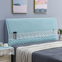 Headboard Hood 2021 New Fashion Headboard Hood Innet Red Thickening Clip Cotton Bedside Protective Hood Full Package Soft Bag