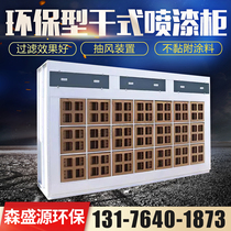 Dry spray cabinet water-based paint spray cabinet vertical workpiece painting Workbench paint processor paint mist purification cabinet