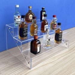 Acrylic live broadcast rack wine version display rack cosmetic storage Bubble Mart figure display model doll customization