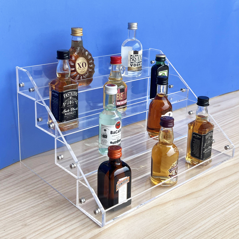 Acrylic perfume containing shelf Cigarette Rack Convenience Store Collection Silver Desk Chewing Gum Display Shelf 50ml Wine Edition Show Shelf-Taobao