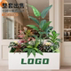 Simulated Green Plant Landscaping Combination, Indoor Artificial Plants, Fake Flower Partitions, Flower Troughs, Flower Boxes, Shopping Mall Window Decorations