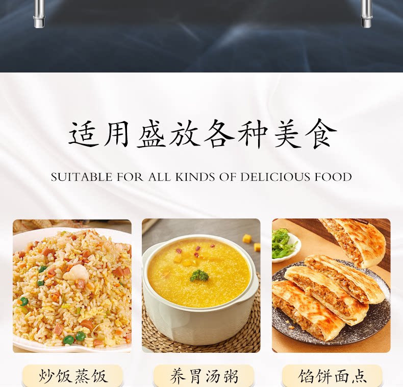 Коммерческая кухня приправа автомобиль 不锈钢商用电热保温售饭台4格6格8格10格售菜台快餐汤池分餐桌