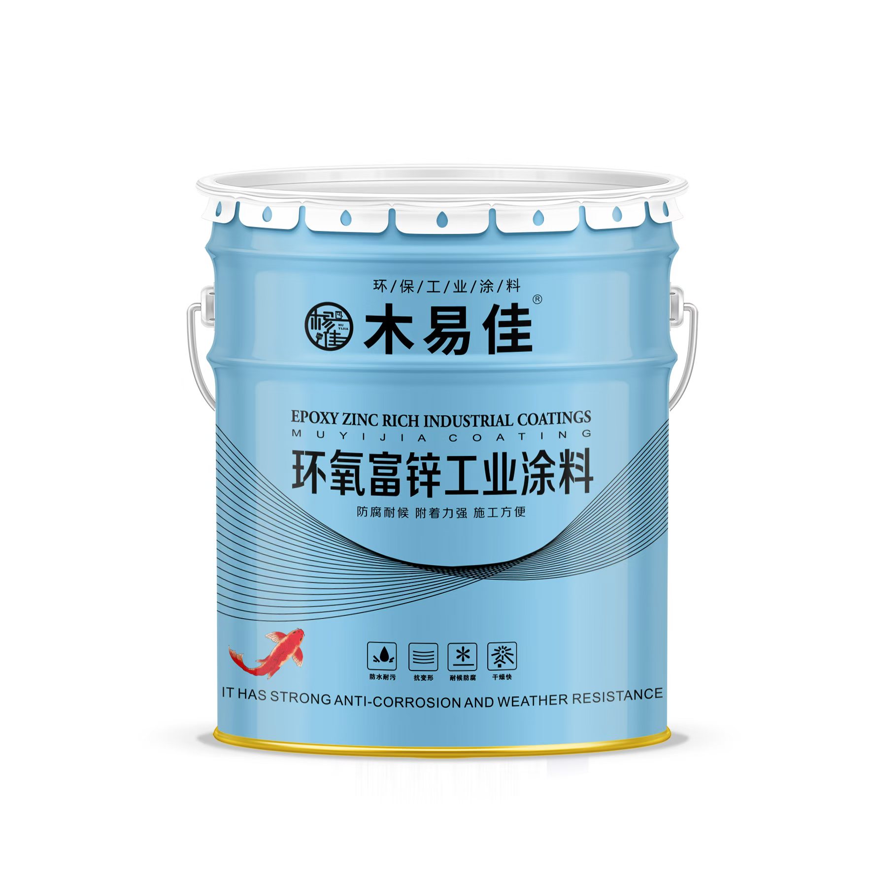 木易佳工业漆批发的LOGO