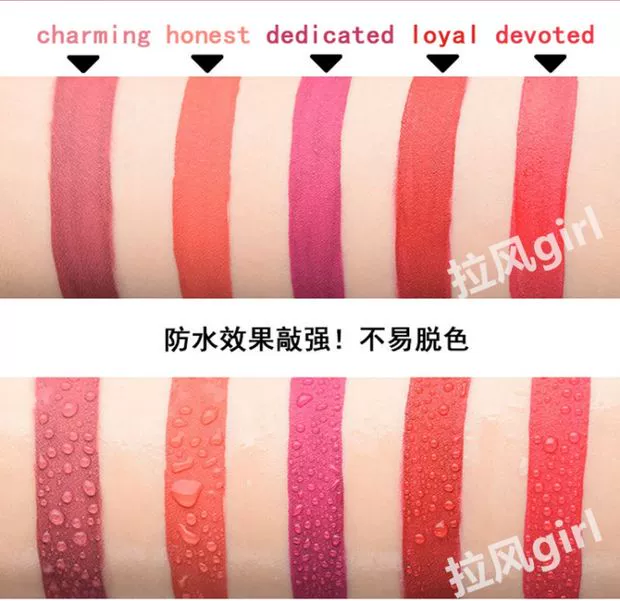 Mỹ The Balm lip glaze nhung mờ son bóng giữ ẩm kéo dài không đánh dấu Điểm quà tặng bóng mắt - Son bóng / Liquid Rouge