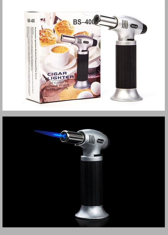 Nhanh tay với cùng một đèn pin cầm tay nhẹ hơn bơm hơi nhiệt độ cao 1300 độ súng phun lửa BS400 bật lửa khò xịn