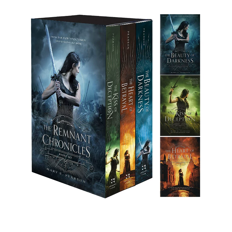 Пресел-сейл английский оригинал The Remnant Chronicles 3 Box Box установлен молодой эпический фэнтези роман бестселлер The New York Times