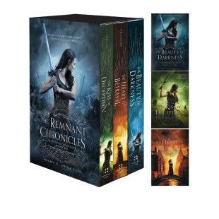 Пресел-сейл английский оригинал The Remnant Chronicles 3 Box Box установлен молодой эпический фэнтези роман бестселлер The New York Times