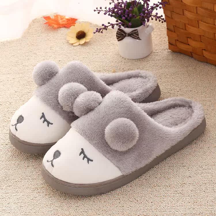 Pantoufles enfants en autre pour hiver - semelle caoutchouc naturel - Ref 1032200 Image 12