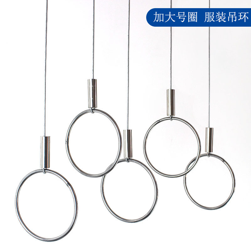 Clothing Store Wedding Dress Shop Furnishing Display Hanger Overhanging Steel Wire Rings Hanger Hanger Steel Ring Pendant Bell Top Yard-Taobao