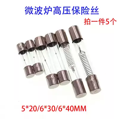 Microwave oven high voltage fuse tube 5KV 0 65A 0 7A 0 75A 0 8A 0 9A 8A 10A