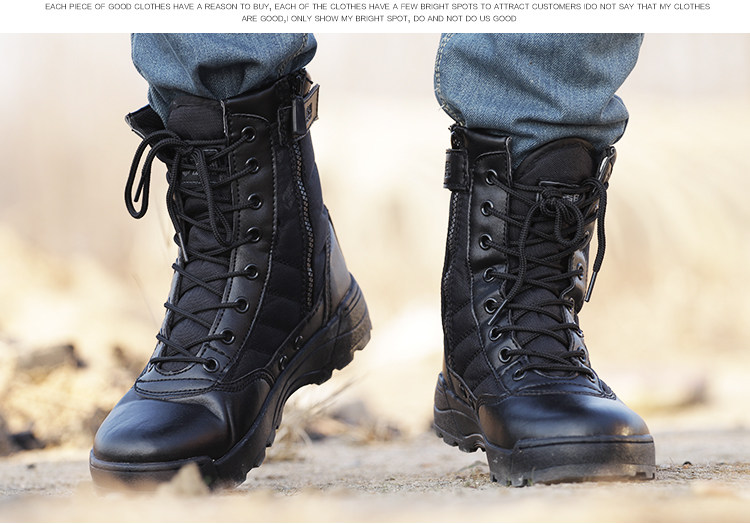 Bottes militaires pour homme - encapsulé - Ref 1398189 Image 23