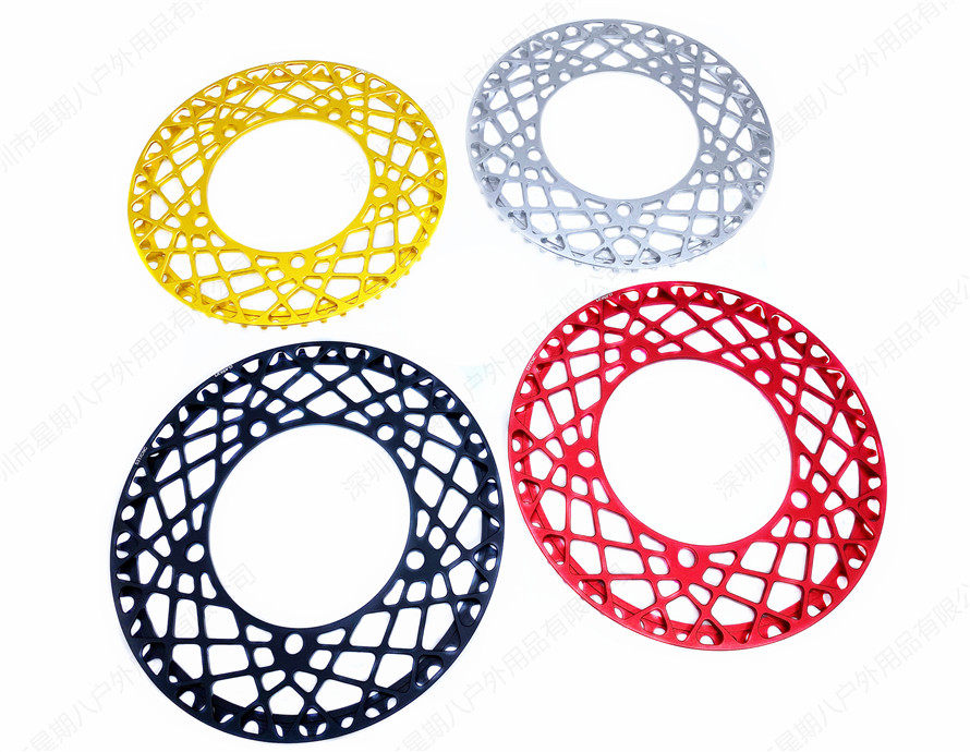 litepro spider disc folding bike 130BCD disc 53 56 58 teeth light weight with protective disc disc