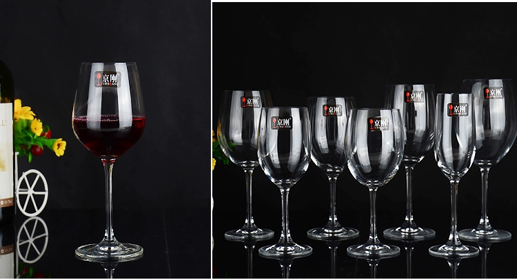 Jingang hộ gia đình rượu vang đỏ ly rượu sâm banh thủy tinh lạnh cắt thủy tinh pha lê ly rượu vang sáng tạo bộ ly uống rượu vang