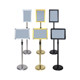 Stainless steel a4 stand sign display sign floor sign warehouse billboard water sign outdoor display stand guide sign